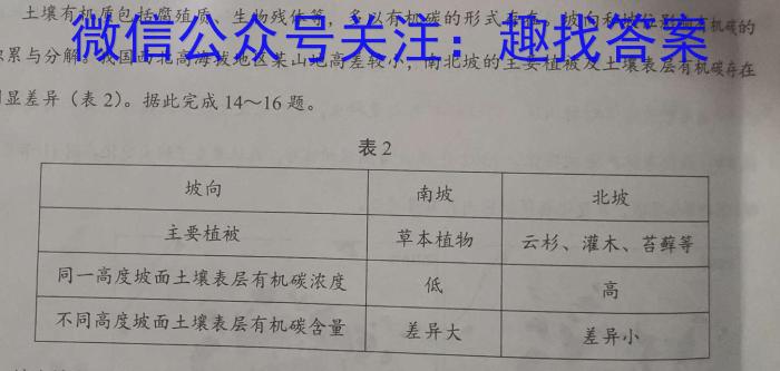 湖南省长沙市湖南师大附中2024届九年级第一次质量调研检测地理.