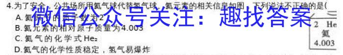 3湖南省长沙市湖南师大附中2024届九年级第一次质量调研检测化学