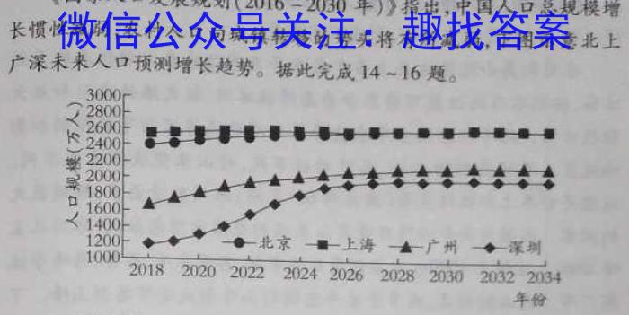 [Word]山西省2023-2024学年度九年级阶段评估（A）q地理