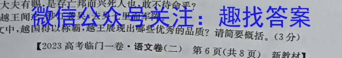 2024届安徽T12教育九年级第一次调研模拟卷语文