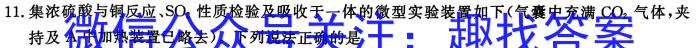 3全国大联考2024届高三第二次联考（新高考Y）化学