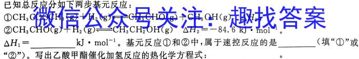 q福建省漳州市2024届高中毕业班第一次教学质量检测化学