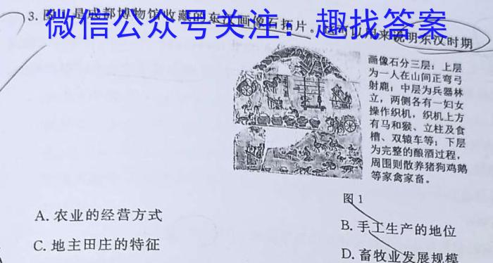 全国大联考2024届高三第一次联考（1LK·新高考-QG）历史试卷