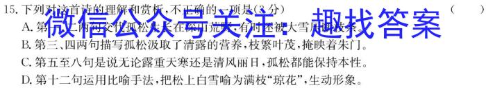 2023~2024学年核心突破XGK(二十四)24/语文