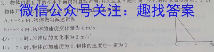 ［陕西大联考］陕西省2024届高三年级9月联考l物理