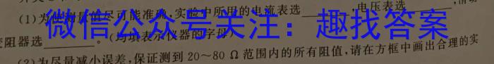 2024届南宁二中、柳铁一中新高考高三摸底调研测试（9月）q物理