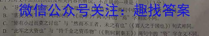 2024浙江A9协作体高三联考语文