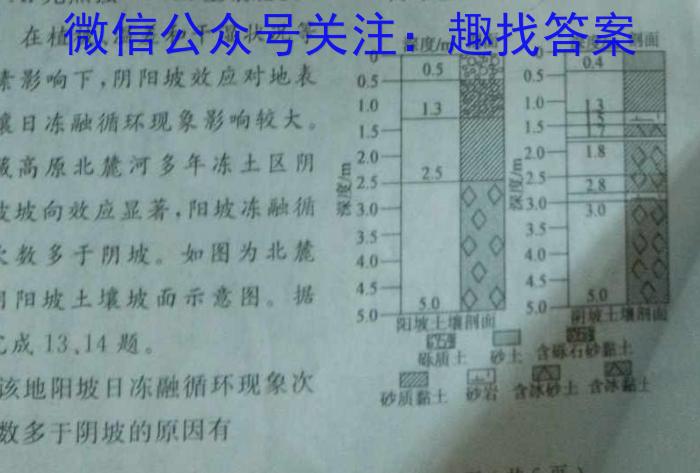 山东省日照市2022级高二上学期校际联合联合考试（8月）s地理