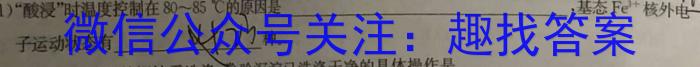 32024届全国高考分科调研模拟测试卷 XGK(一)化学