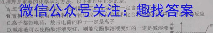 q安徽省池州市2023～2024学年度八年级开学考试化学