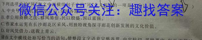 江西省2024届百师联盟高三一轮复习联考(9月)语文