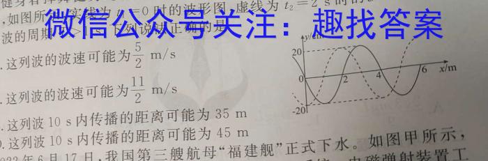 辽宁省名校联盟2023-2024学年高二上学期8月联合考试l物理