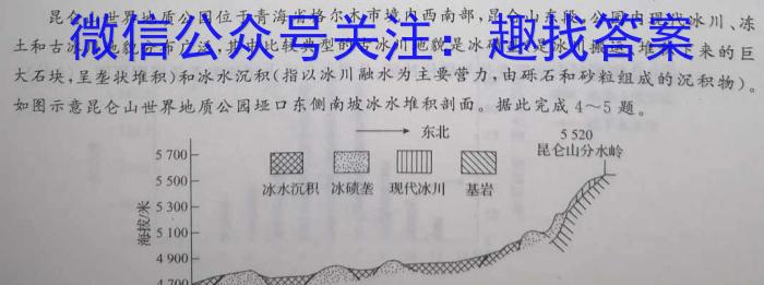 重庆市2023-2024学年度高三开学七校联考l地理