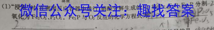 3[国考1号2]第2套 2024届高三暑期补课检测(二)化学