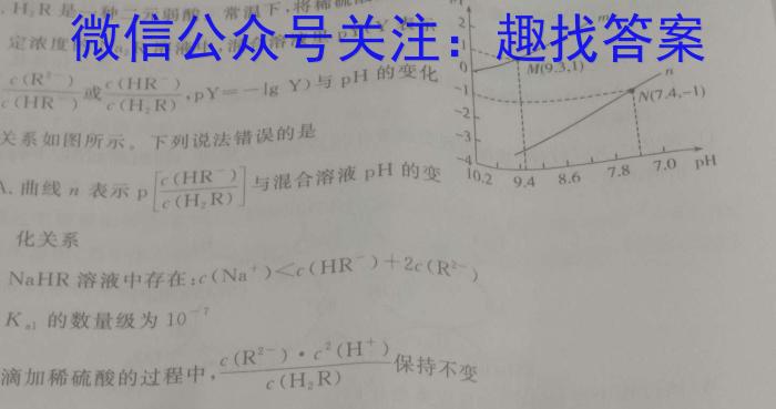 q南京市2024届高三年级学情调研化学