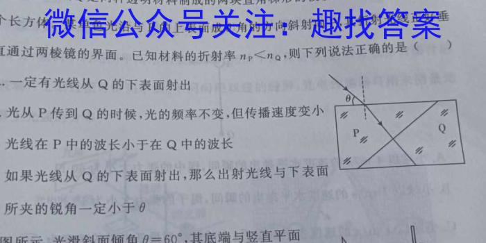 河南省教育研究院2024届新高三8月起点摸底联考地理试卷及参考答案l物理
