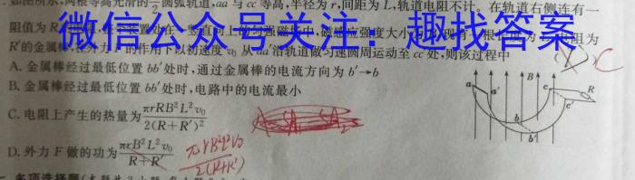 2024湖北部分名校新高考协作体高三起点考z物理