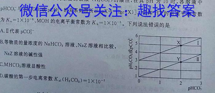 q九师联盟2023-2024学年高三教育质量监测8月开学考化学