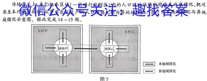 陕西省2023-2024学年秋季高二开学摸底考试（8171A）地理.