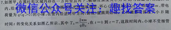 山东省2022级高二上学期校际联合考试(2023.08)物理`