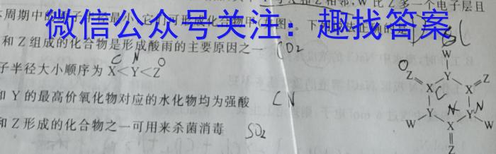 j2024届衡水金卷先享联盟高三联考（8月）化学