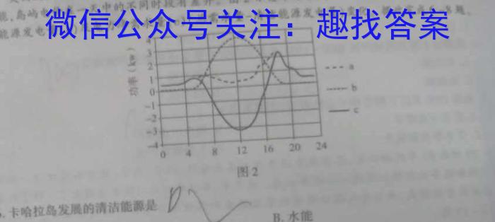 福建省漳州市2024届高中毕业班第一次教学质量检测地理.