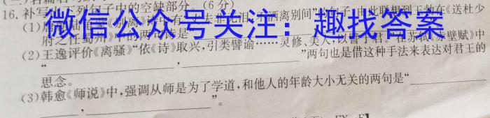 ［永州一模］永州市2024年高考第一次适应性考试/语文