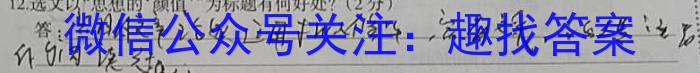 江西省2024届高三第二次联考（10月）/语文