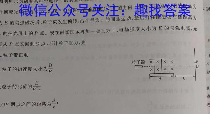 河南省2024届新高考8月起点摸底大联考l物理