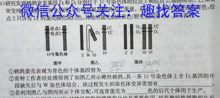 2024届湖南省高三年级8月联考生物