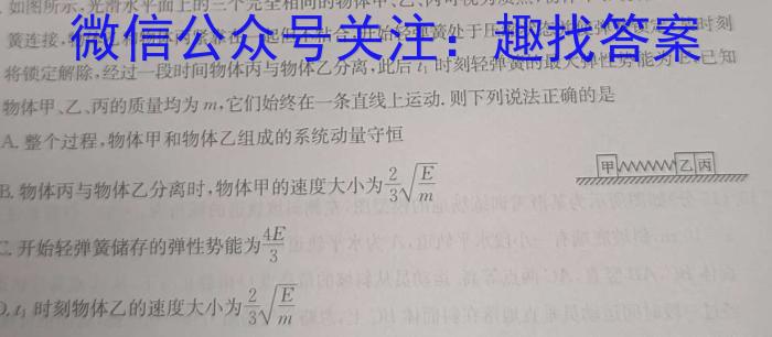 江西省南昌二十八中教育集团2024届九年级暑假开学阶段性测试卷q物理