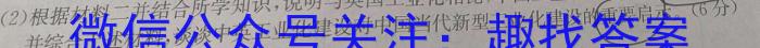 天壹名校联盟 2024届高三入学摸底考试&政治