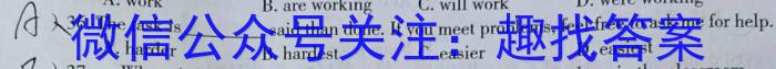 湘豫名校联考 2023年11月高三一轮复习诊断考试(二)英语试题