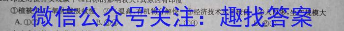 百师联盟2024届高三一轮复习联考(一)新高考卷q地理