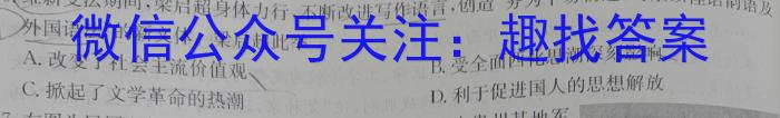 2024届安徽T12教育九年级第一次调研模拟卷&政治