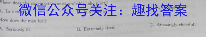桂柳文化 2024届高考桂柳鸿图模拟金卷(一)英语试题