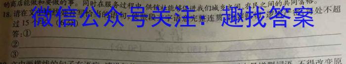 河北省2024届高三年级大数据应用调研联合测评(Ⅰ)/语文