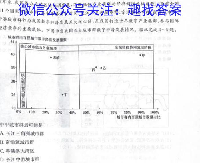 安徽六校教育研究会2021级高一新生入学素质测试（8月）政治~