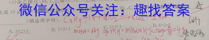 62023-2024学年安徽省高三考试8月联考(AH)化学