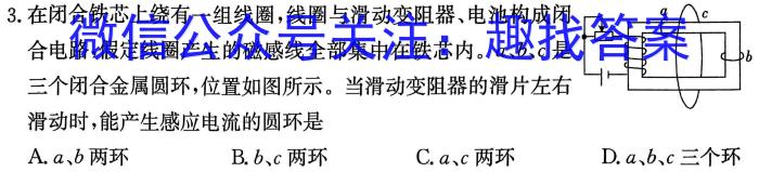 河南省教育研究院2024届新高三8月起点摸底联考生物试卷及参考答案物理.