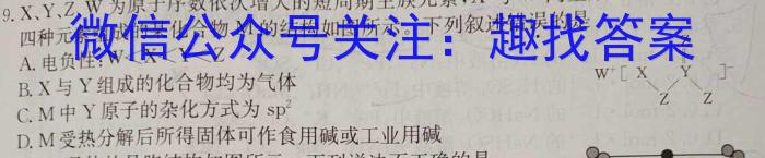 q广东省2024届普通高中毕业班第一次调研考试（粤光联考）化学
