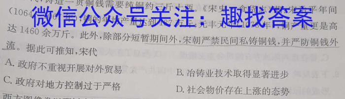 炎德 英才大联考2024届高三暑假作业检测试卷(CJ)政治s