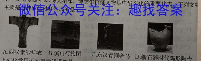 q陕西省2023~2024学年度九年级第一学期开学收心检测卷化学