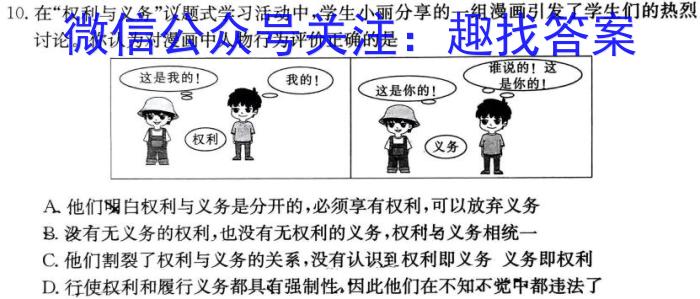 大理州2024届高中毕业生第二次复习统一检测政治试卷d答案