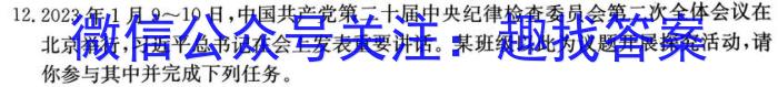 智慧上进·2024届高三总复习双向达标月考调研卷（六）政治~