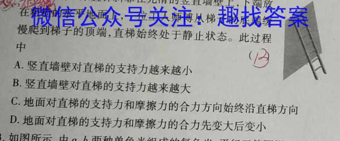 河北省2024届新高二年级开学考(24-25B)l物理