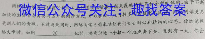 江西省稳派教育联考2024届高三开学摸底考试语文