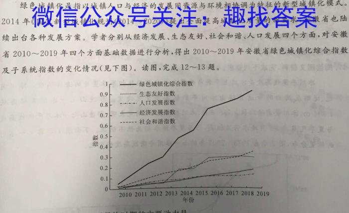 2023-2024学年安徽省八年级上学期开学摸底调研地.理