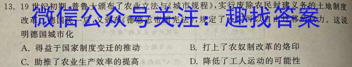 ［山东大联考］山东省2024届高三年级上学期9月联考历史