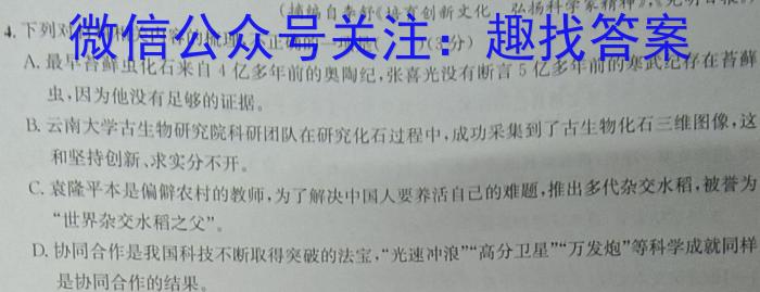 安徽省2023-2024学年九年级第一学期教学质量检测一(10.4)/语文